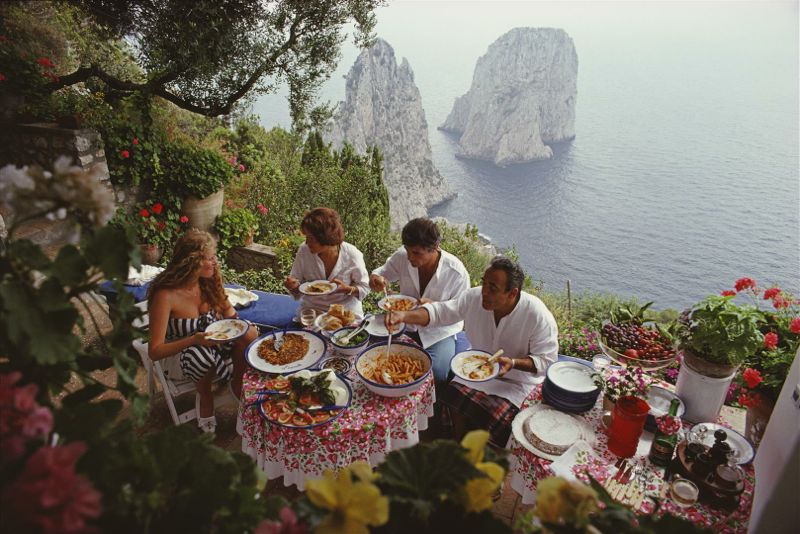 Dining Al Fresco On Capri