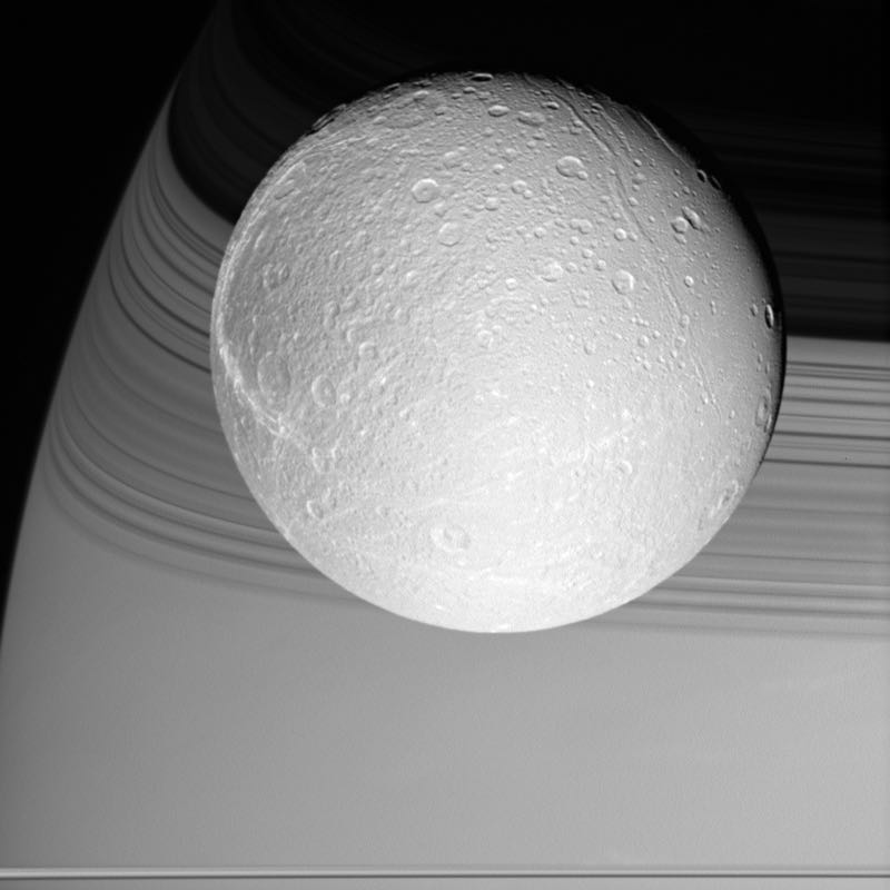 Saturn's Moon Dione