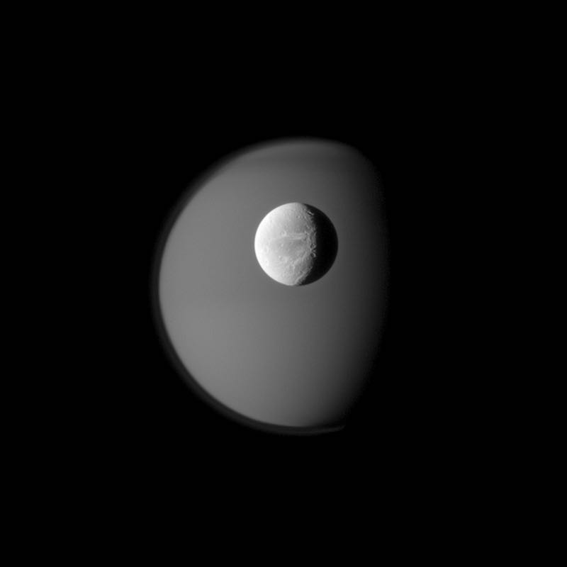 Dione with Titan