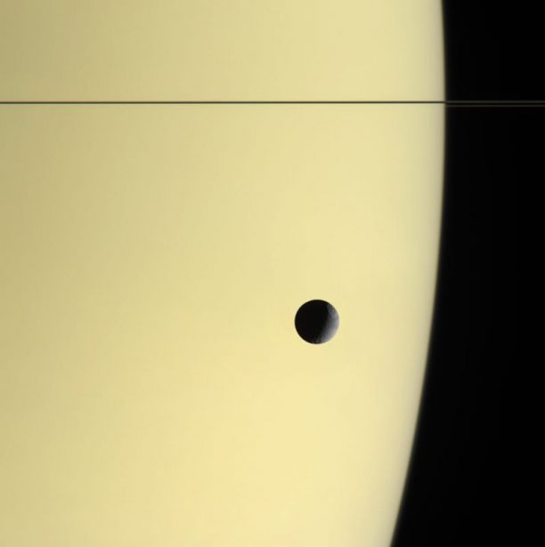 Saturn and Tethys