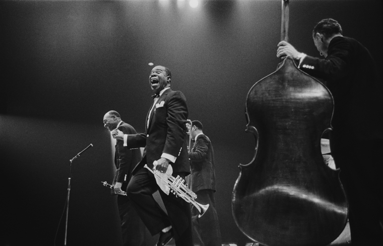 Louis Armstrong On Stage