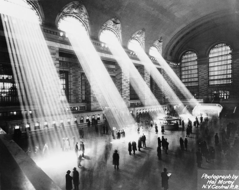 Sun Beams Into Grand Central Station