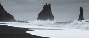 Basalt Sea Stacks Panorama