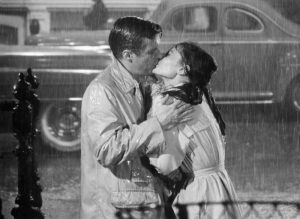 George Peppard and Audrey Hepburn